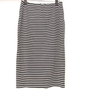Sanctuary Stripe Pencil Skirt - Midi - W Medium
